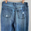 Abound  Exposed Button Fly Distressed Jeans Stretch 28 Photo 7