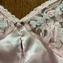 Secret Treasures  Vintage baby pink lace and embroidered silky chemise slip dress Photo 2