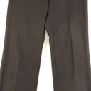 Lafayette 148  Womens Size 8 Dress Pants Brown Flare Leg Wool Stretch TINY FLAW Photo 2