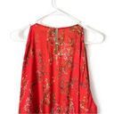 Alexis  Red Cold Shoulder Angia Floral Crepe Maxi Dress Sz S Photo 7