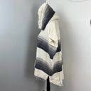 Lemlem NEW   Gray Striped Debizaza Hooded Poncho Large Photo 11