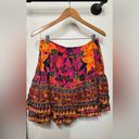 Farm Rio  Tropical Tapestry Ruffled Miniskirt Photo 6