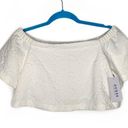 Guess NWT  White Off the Shoulder Cropped Katia Top Photo 0