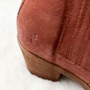 Frye NEW  Alton Leather Chelsea Boots Rosewood Suede Size 7.5 Photo 4