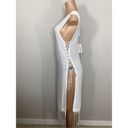 l*space New. L* white fringe lace up cover up. Small. Retails$99 Photo 10