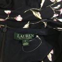 Ralph Lauren LAUREN  Navy Floral Ruched Jersey Dress NEW Size 6 Photo 6