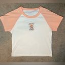 Full Tilt Vintage Y2K  Western Rodeo Cropped Baby Tee Size Medium White Photo 0