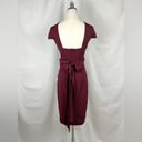 Dress the Population  Dana Dress Bodycon Sheath Burgundy Cocktail Sz Med New Photo 9