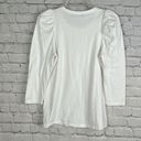 Tuckernuck  Pomander Place VESTY Blouse/Top Puff Sleeve Size XS White Photo 4