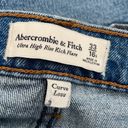 Abercrombie & Fitch  Ultra High Rise Curve Distressed Kick Flare Jean Size Photo 6