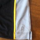 Prince tennis skirt size L, black/light gray/yellow stripe. Black Size L Photo 1