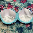 Seafolly Bella Rose Vintage Blue Bustier Bikini & Hipster Bottom Photo 8