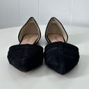 TESORI Black Suede Pointy Toe Flats Size 8 Photo 7