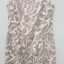 J. McLaughlin  Liz Sheath Dress M Jaguar Neutral Animal Print Faux Suede Autumn Photo 0