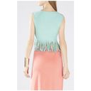 BCBGMAXAZRIA 💕💕 Aqua Fringe Crop Top Photo 2