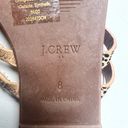 J.Crew  Women’s Double Strapped Animal Print Low Heel Comfortable Sandals Sz 8 Photo 10