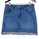 Madewell  Step-Hem Jean Skirt Size 29 Photo 0