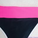 Beach Riot NEW  Emmy Bottom In Black Neon Pink Colorblock, XS Photo 14