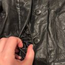 Nine West black leather jacket Photo 3