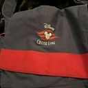 Disney  Cruise Line Messenger Bag Black Mediterranean Embroidered Adjustable Photo 0