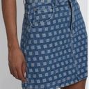 Molly Bracken  Printed Denim Mini Skirt Photo 7