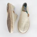 Olukai  kaula Pa‘a Kapa Linen Espadrilles Collapsible Heel Tapa Cream Women’s 7.5 Photo 1