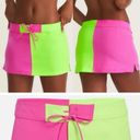 Love Shack Fancy NWT  X Hurley Solid Blocked Boardie Skirt neon pink green swimsuit Photo 1