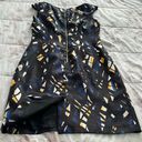 Tahari Arthur S. Levine Geometric Black Structured Exposed Zipper Back Knee Length Dress, size 6 Photo 7