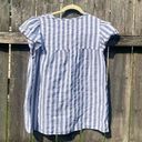 st. john's bay St. John’s Bay Striped Short Sleeve Peasant Top | M Photo 3