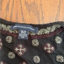 American Eagle  black embroidered long sleeve dress size XS Photo 1