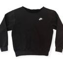 Nike Black Crewneck Comfy Lounge Cozycore Basic Minimalist Sweater Photo 0