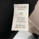 CAbi  Black 2 Piece Skirt Set Size 12 Photo 7