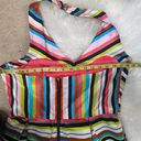 Gabby Skye Taylor Halter Striped Dress Size 10 Photo 6