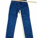 Talbots  Women Slim Ankle Cow Print Jeans Blue Size 4 Photo 2