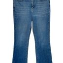 Uniqlo  SZ 4 Ankle Jeans High-Rise Medium Wash Pockets Zip-Fly Blue Frayed Hems Photo 0