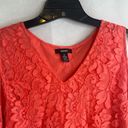 Alfani  Lace Overlay Tank with Scallop Hem Plus Size 14 Photo 2