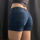 No Boundaries Vintage Low Rise Dark Denim Shorts  Photo 5