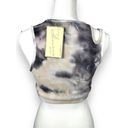 Vintage Havana  Lunar Cloud Tie Dye velour cutout Cropped tank NWT Photo 4