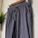 32 Degrees Heat 32 Degrees Gray Lavender Crop Linen Pants Photo 2