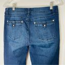 White House | Black Market  Skinny Flare Dark Wash Jeans Size 4R Photo 2