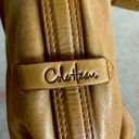 Cole Haan  Cognac Brown Soft Leather Multi Pocket Satchel Handbag Photo 9