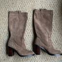 LAUREN RALPH LAUREN Devona Suede Leather Heeled Boots Womens Size 6 Photo 4