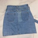 Jean Mini Skirt Blue Size M Photo 1