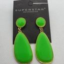 NWT Superstar Accessories Green Earrings Photo 0