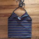 Full Tilt  Brand Striped Halter Tank Top Photo 2