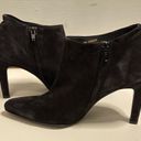 Ralph Lauren , black suede stiletto booties sz 9.5 Photo 2