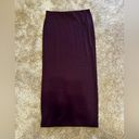 Forever 21  Casual Pencil Midi Skirt Purple/Plum Photo 1