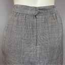 Vintage Jean Pierre Skirt Plaid Mini‎ Office Professional Gray Pencil Structured Size XS Photo 13