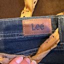 Lee Mid Rise Boot Cut Low Waist Wide Leg Blue Jeans Sz P12 Visible White Thread Photo 6