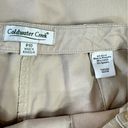 Coldwater Creek  Khaki Tan Chino Flat Front Side Zip Straight Leg Pants Size 10P Photo 4